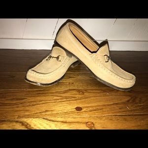 Tan Gucci Loafers